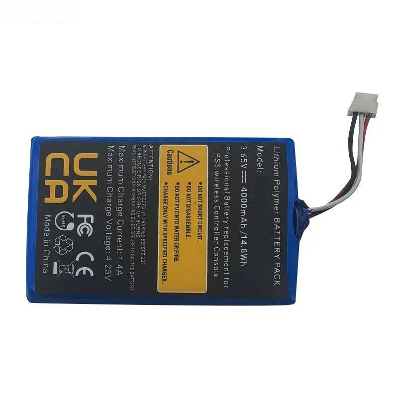 10pcs for Sony PS5 Controller LIP1708 Built-in 4000mAh Rechargeable Battery Replacement for 5 Gamepad Handle New