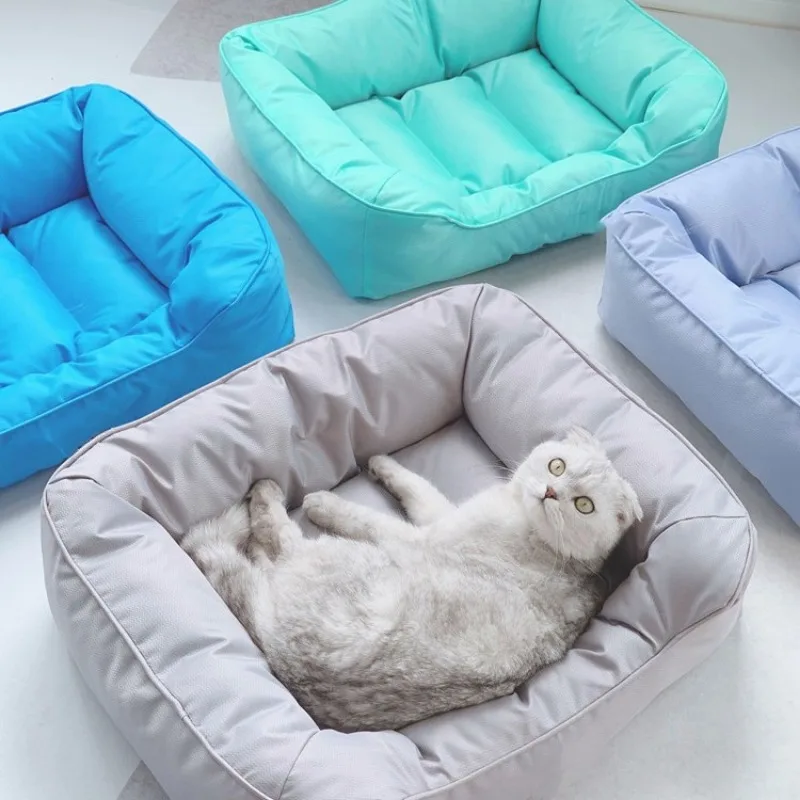 Summer Waterproof Oxford Cloth Cool Nest Cage Four Seasons Universal Pet Nest Sticky Fur Dog Bed Summer Cat Nest Cat Villa