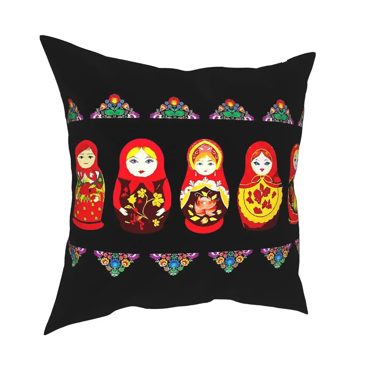 Russian Nesting Doll Matryoshka Throw Pillow Cover Throw Pillow 45*45cm Pillowcase