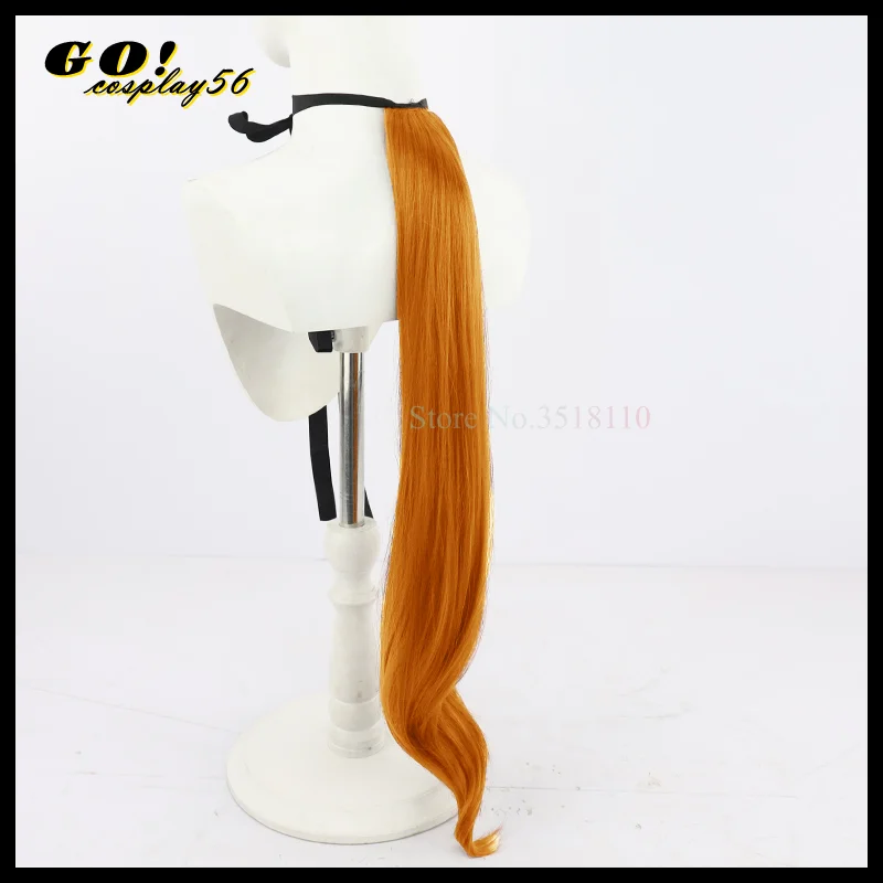 Derby Silence Suzuka Cosplay Wig Ears Tail Redish Brown Straight Long Hair Women Girls NEW Idol Role Play