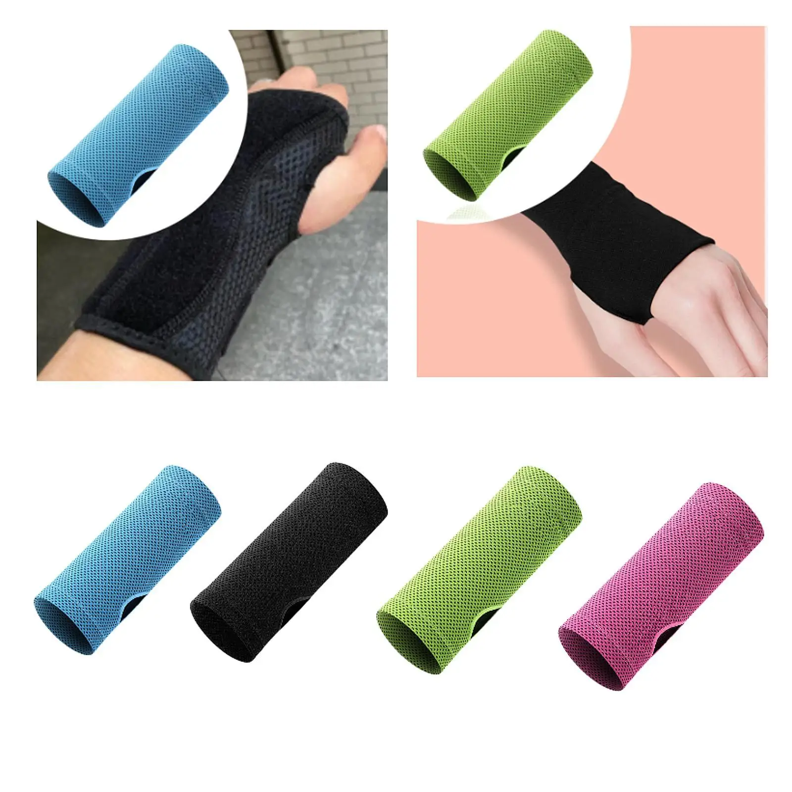 สายรัดข้อมือฟิตเนสอุปกรณ์ทำความเย็นแบบนุ่มสายรัดข้อมือสำหรับโยคะเดินป่าฤดูร้อน