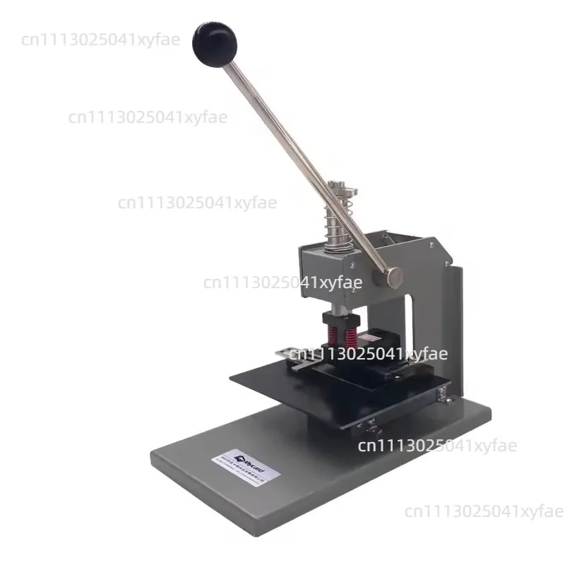 Heavy-Duty Slot Metal Single Hole Puncher 1-Hole Paper Punch 0.1-1.5MM Capacity for ID Card PVC Photo Slot and Paper