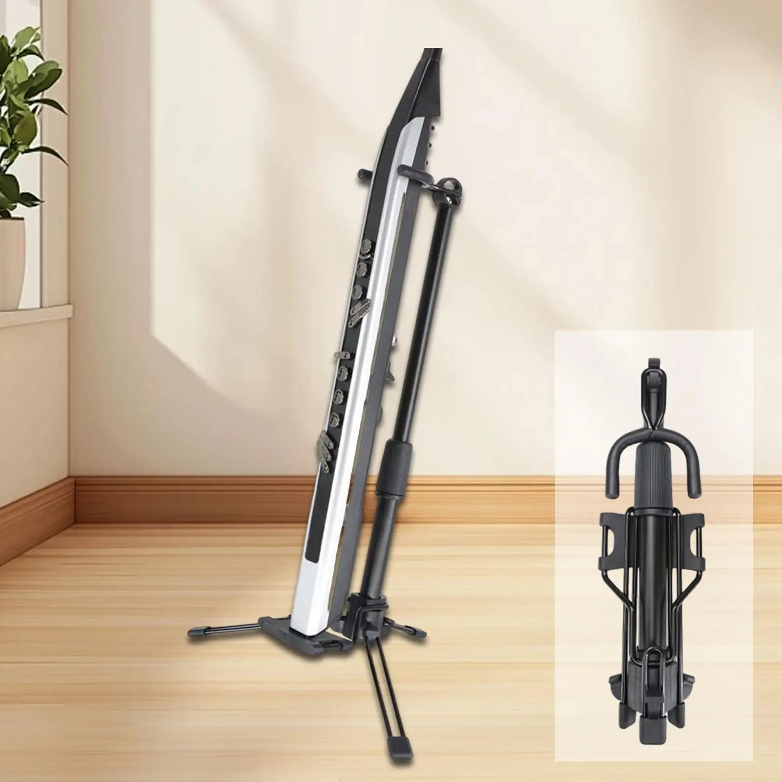 

Electroblowing Pipe Bracket Steady Adjustable Height Rack Folding for Classical Guitar Electric Guitar Electric Bass Folk Guitar