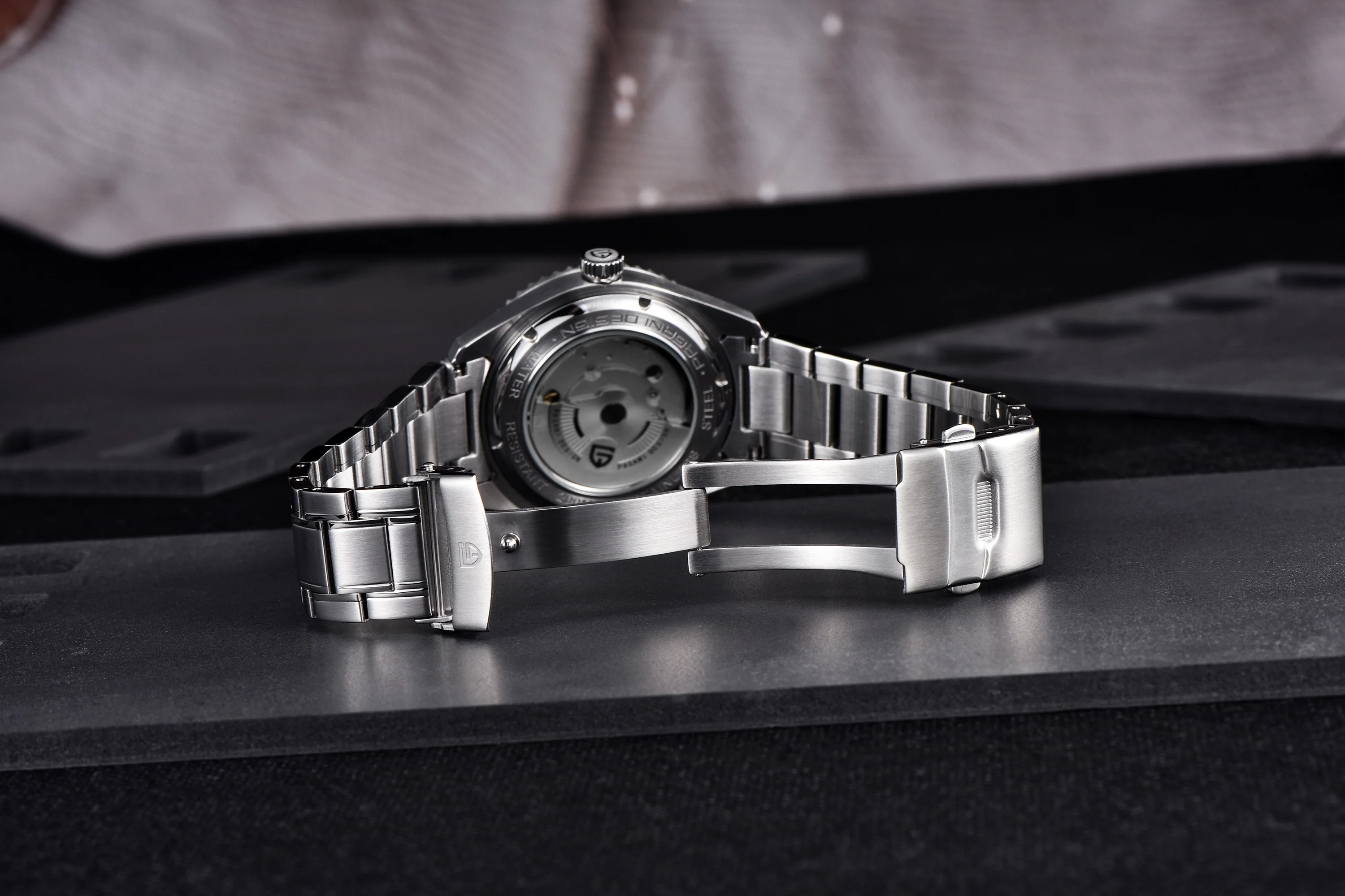 PAGANI DESIGN PD1784 Men’s GMT Automatic Mechanical Watch DG5833 Stainless Steel Sapphire Crystal Waterproof Local Delivery