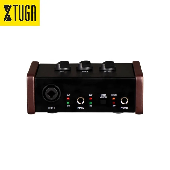 Sepuluh item TLF Xtuga UM-22C Baru 2X2 Profesional USB Mini o Antarmuka Studio