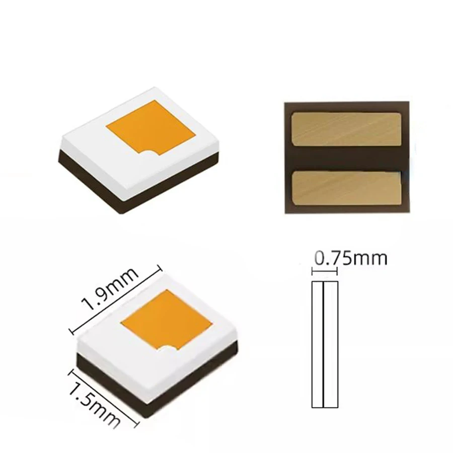 Image 4: 10 pièces/lot de LED SMD LCY CEUP 2016 3V couleur ambre haute puissance pour l'éclairage automobile