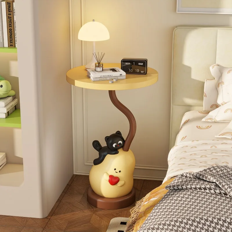 

Mini Comfortable Bedside Table Low Mobile Bedroom Coffee Decor Luxury Bedside Table Cute Trendy Mesa De Noche Home Furniture