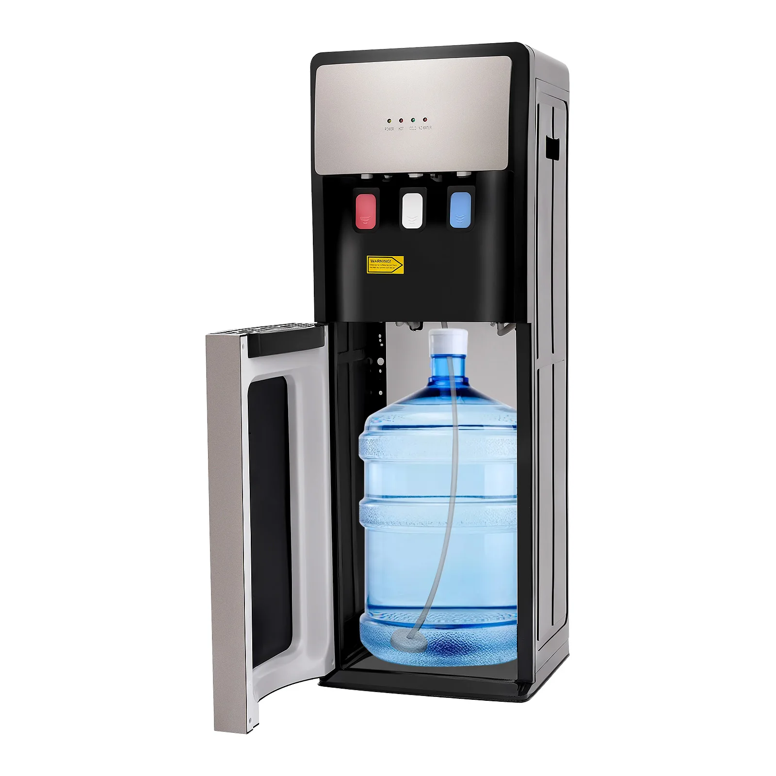 

110V Electric PP Water Dispenser Vertical Living Room Heating and Cooling Machine Household Water Dispenser Bottom Bucket