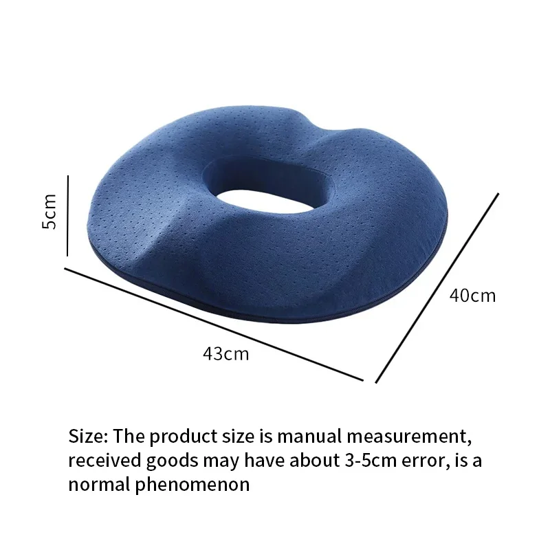 1 قطعة وسادة دونات وسادة مقعد البواسير عظم الذنب العصعص العظام مقعد طبي كرسي البروستاتا ل وسادة كرسي رغوة الذاكرة
