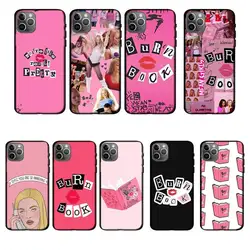 Mean Girls Burn Book Phone Case For iPhone 11 12 Mini 13 14 Pro XS Max X 8 7 6s Plus 5 SE XR Shell