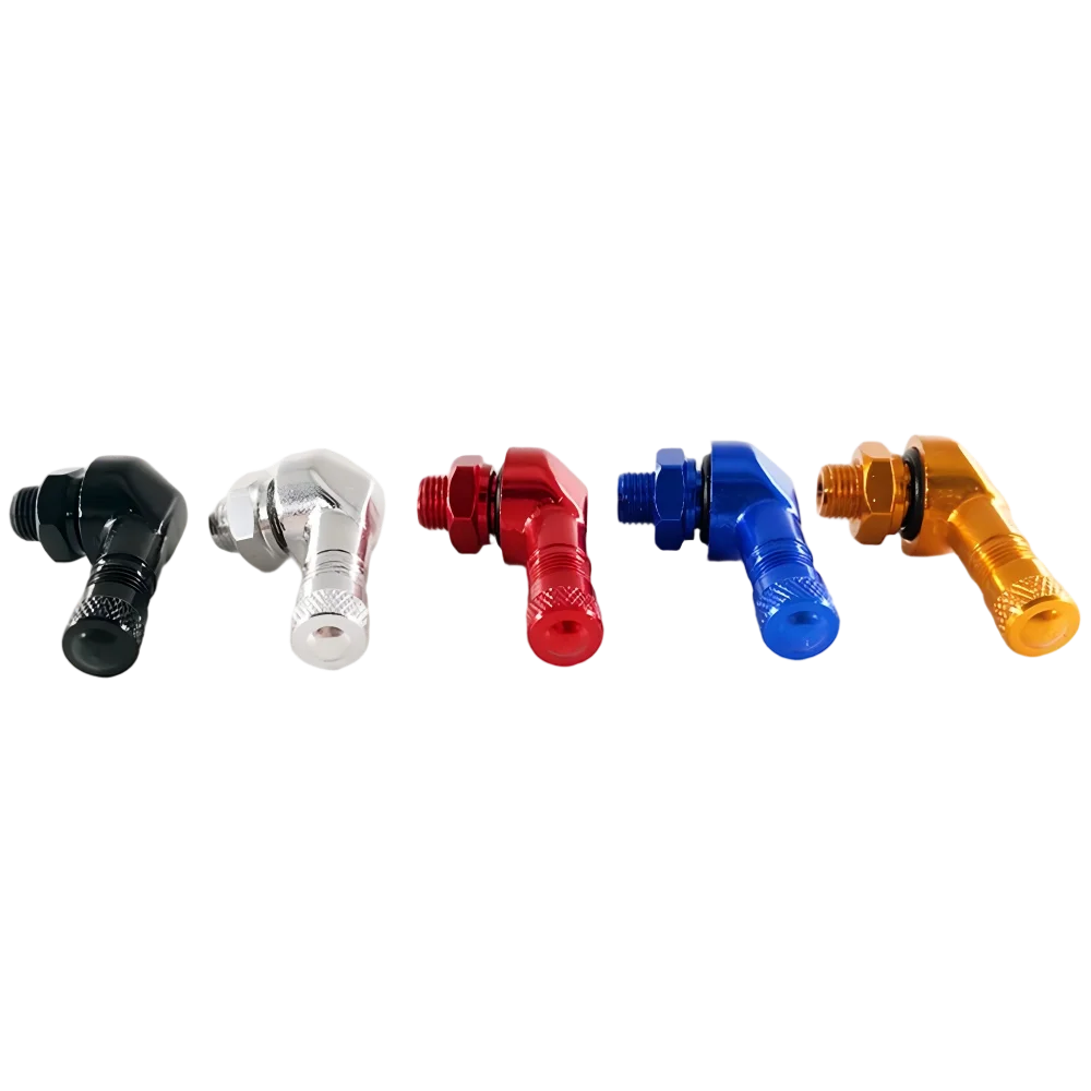 2 قطعة صمام إطار دراجة نارية ينبع ثقب حافة صغيرة 8.3 مللي متر الألومنيوم صمامات لايحتاج للدراجات النارية سبيكة الإطارات صمام ينبع اكسسوارات