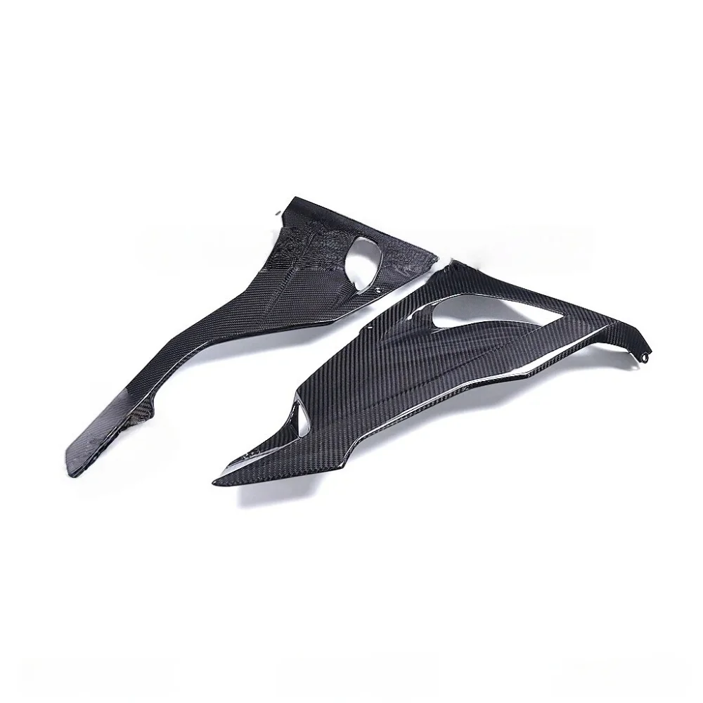 

Подходит для Kawasaki ZX6R 2024-2025, нижние панели из настоящего углеродного волокна, обтекатель L-R