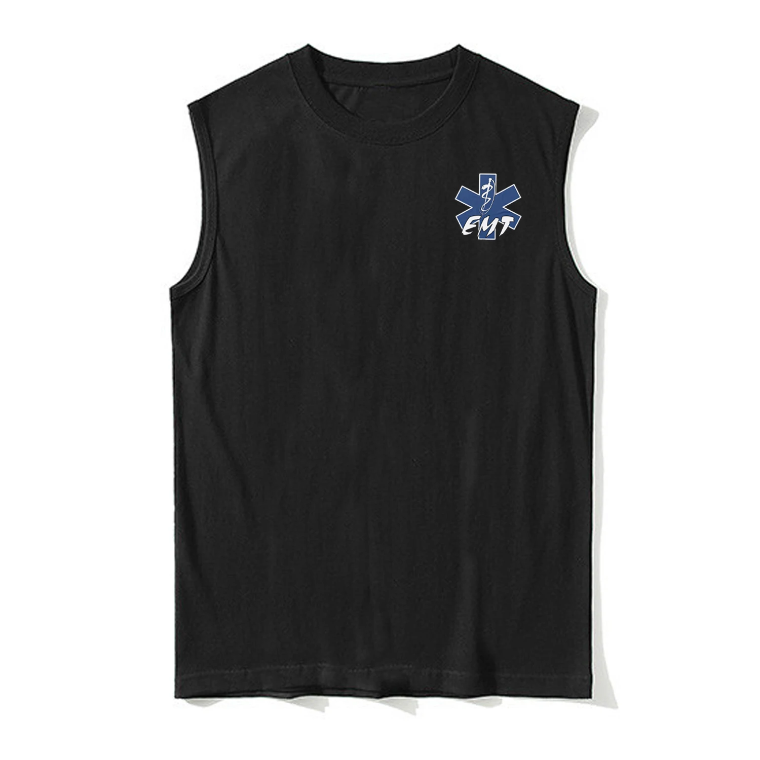 EMT Star of Life Emblem Medical Paramedics Gift Tank Top 100% Cotton O-Neck Casual Mens Vests Sleeveless Tee Shirt Streetwear