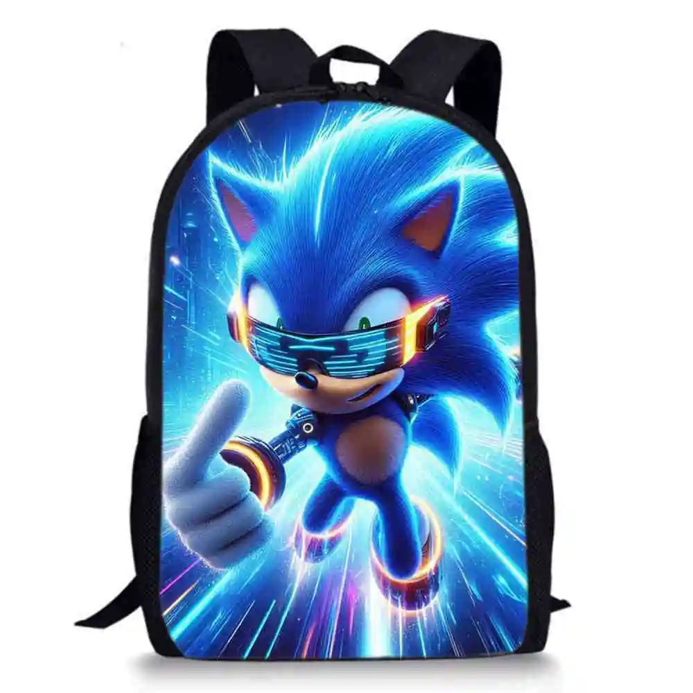 sonic bag man and woman Backpack school boy backpack gril rucksack Waterproof and breathable