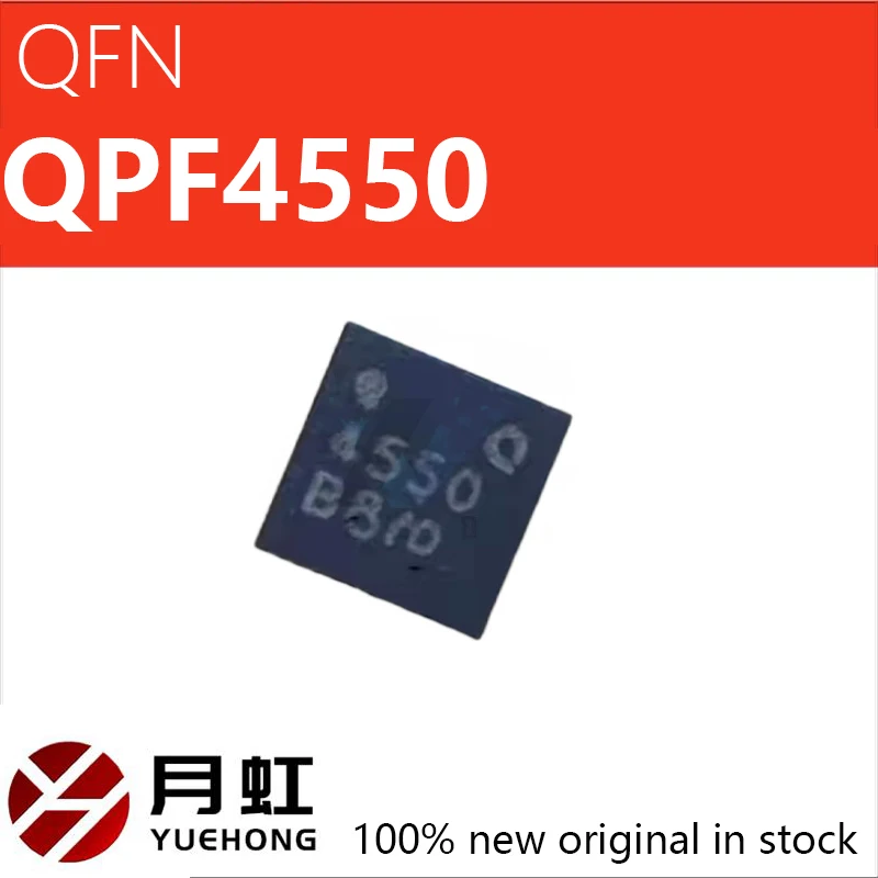 

1pcs New Original QPF4550 QPF4550TR7 QPF4550SR QPF4550TR13 4550 QFN-16 Chip IC Repair of DJI drone signal difference chip