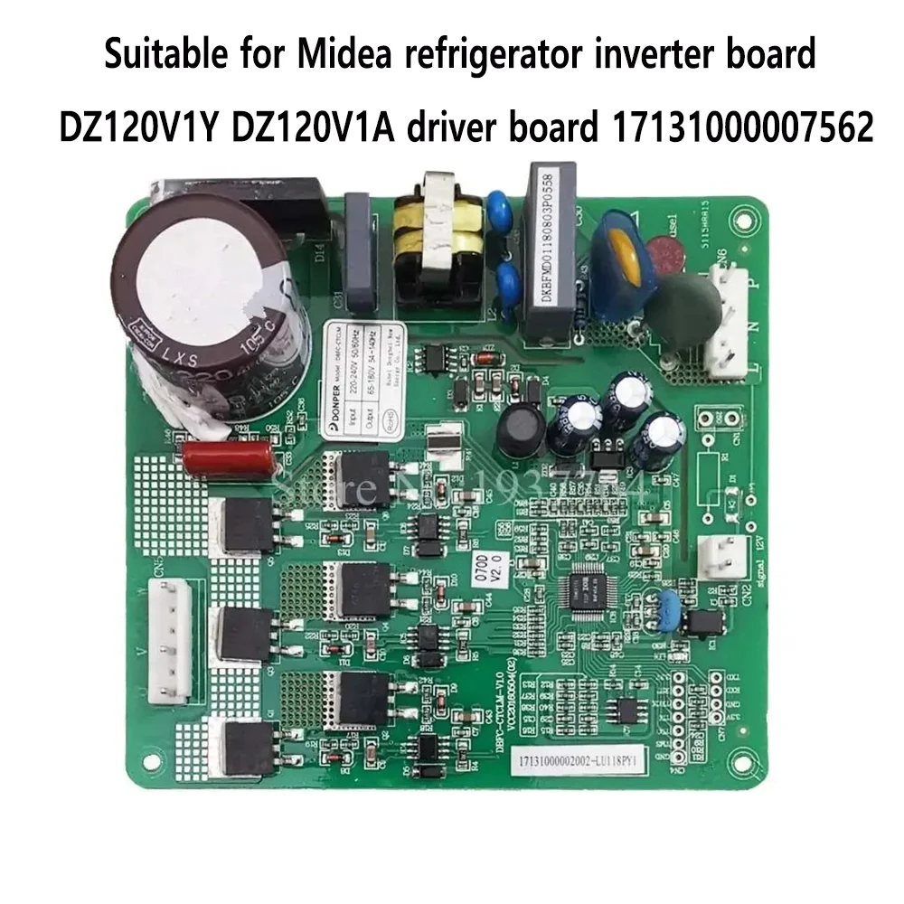 

Подходит для платы инвертора холодильника Midea DZ120V1Y DZ120V1A плата драйвера 17131000007562