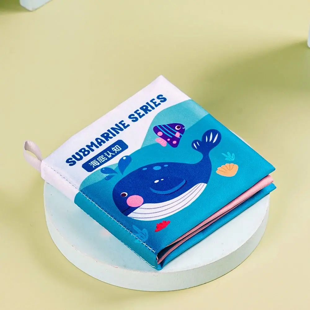 Interessante pet livro de pano do bebê frutas som papel infantil livro silencioso colorido aprendizagem cognição brinquedo crianças presente