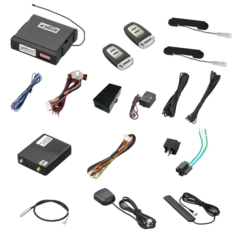 4G GPS/GSM aplicación para teléfono inteligente PKE alarma de coche sistema de arranque remoto para coche con OEM (original) arranque por empuje de llave inteligente
