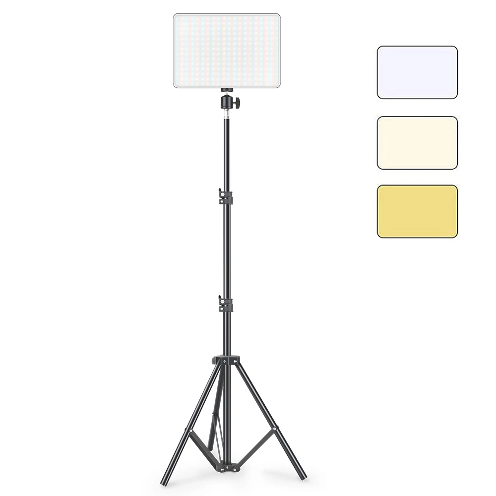 

LED Fill Lighting Photography Light Kit With Tripod Stand Desk Arm for Video Recording Makeup Selfie Live Streaming Photo Studio