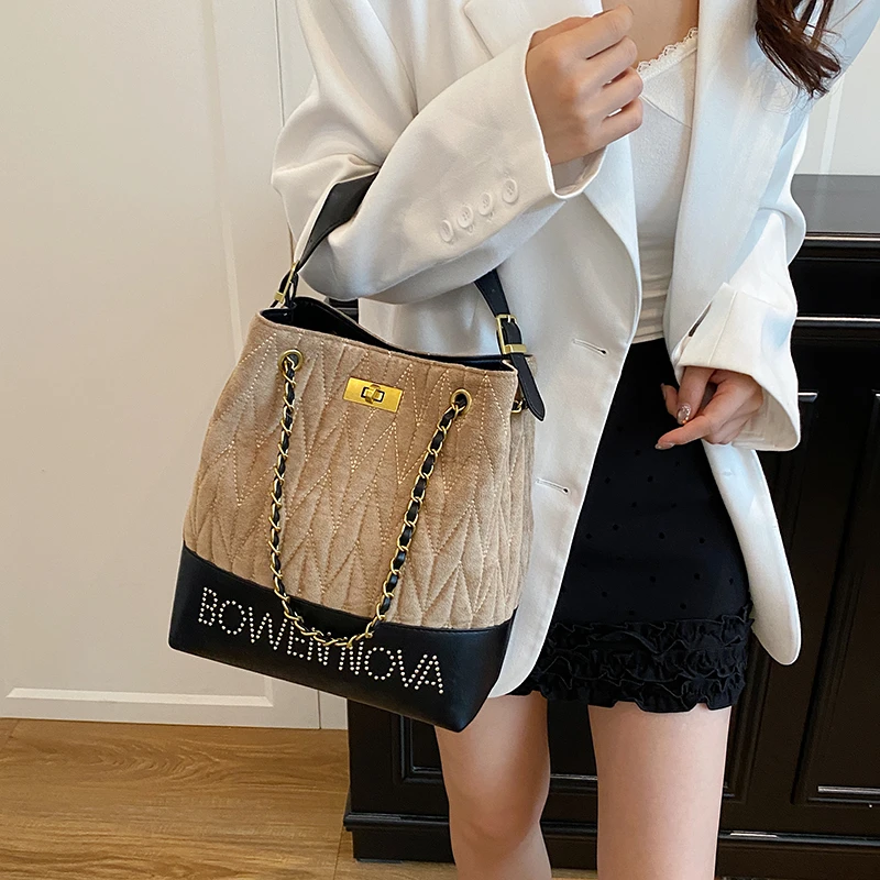 

Модная женская кожаная сумка через плечо, роскошная элегантная сумка через плечо, классическая дизайнерская сумка для профессиональной носки