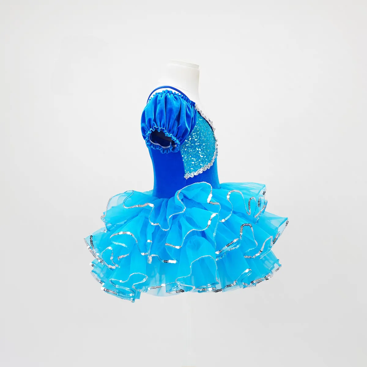 ที่กําหนดเอง Professional แจ๊สเต้นรําละตินเครื่องแต่งกายใดๆสีผู้หญิง Dancewear ประกายเลื่อมฝึกกระโปรง