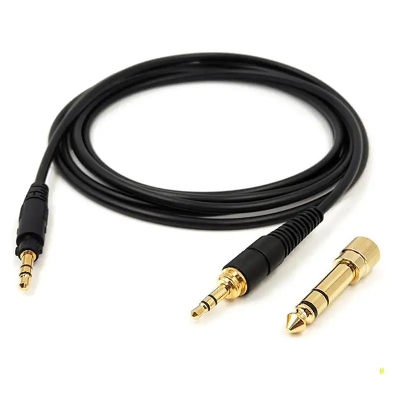 Professional Headphone Cord for EAH-DJ1200 ProMixr Headsets Wire with 3.5mm and 6.35mm Connectors for Audiophiles F19E