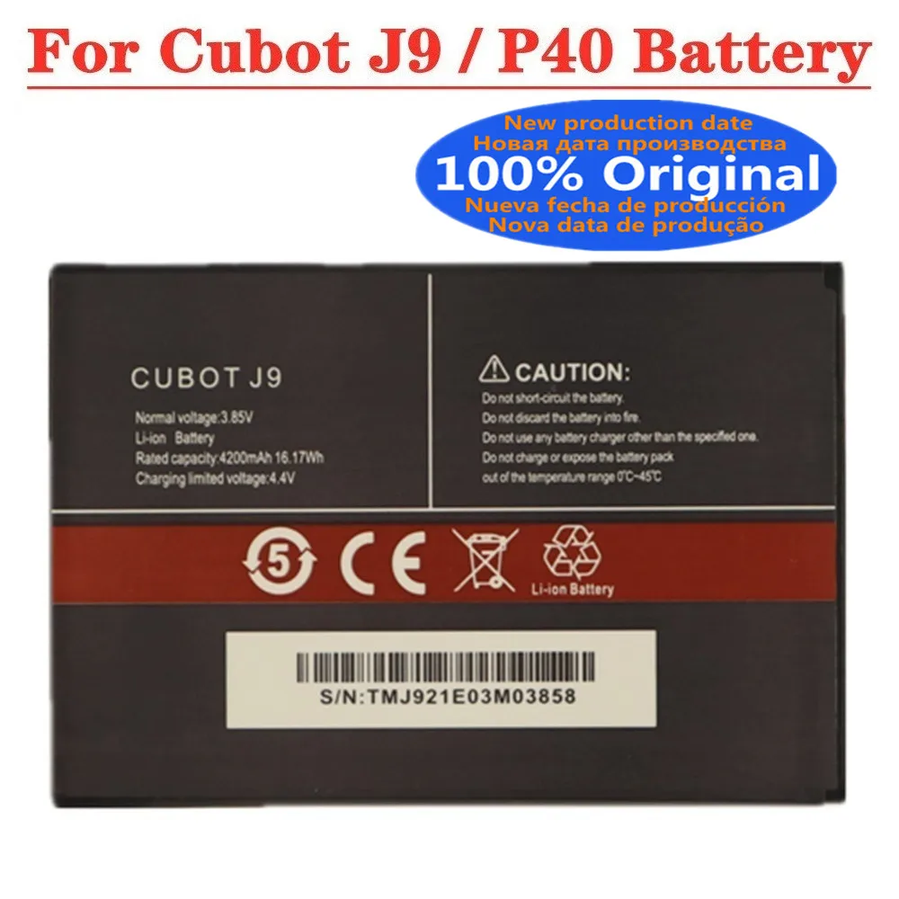 Original Battery For CUBOT J9 P40 P50 Note S Plus 20 Pro RAINBOW NOVA MANITO Magic X18 MAX Dinosaur X19 P20 R11 Phone Battery image 2