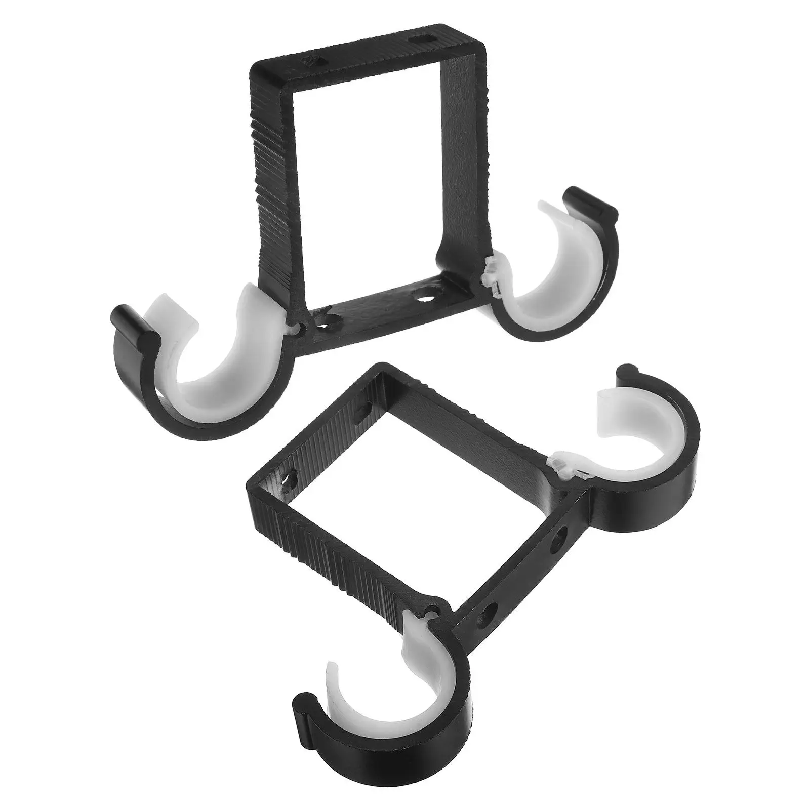 2Pcs Ceiling Mounted Curtain Rod Holder For Ceiling To Floor Curtains Decor Hardwearing Material Low Profile Aesthetic
