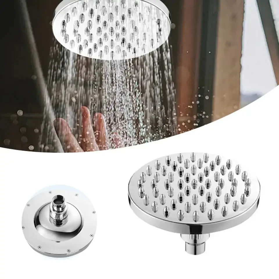 رأس دش ارتفاع ضغط دش رئيس رذاذ توفير المياه المنزلية الحمام دش العلوي فوهة الاستحمام الملحقات