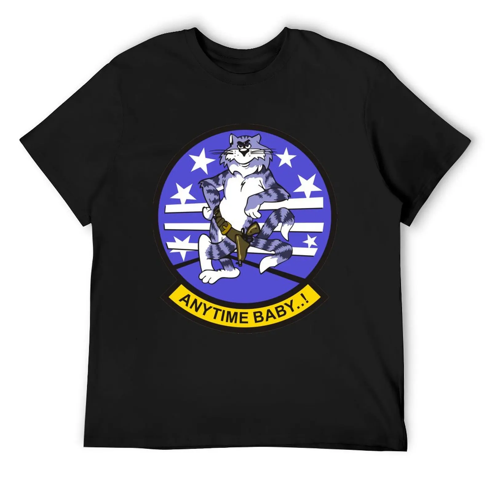 

F-14 Tomcat 'Anytime Baby..!' T-Shirt sublime quick-drying big and tall t shirts for men