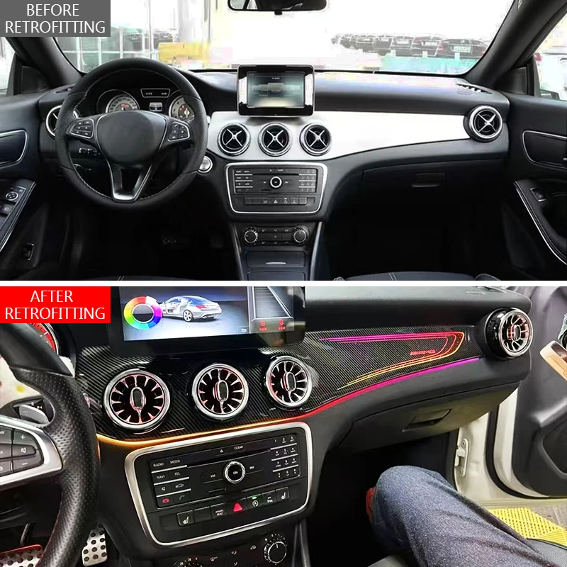 Picture 3: 2014-2019 Car Interior Modification Upgrade Atmosphere Light Suitable for  CLA X156