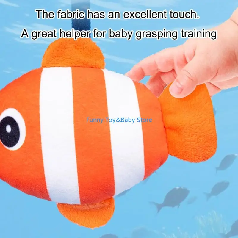 เตียงเด็กแขวนของเล่นรถเข็นเด็กแขวนอุปกรณ์เสริมเด็กตกแต่งห้องตุ๊กตาของเล่นปลาแขวนPleasantของเล่นC90B