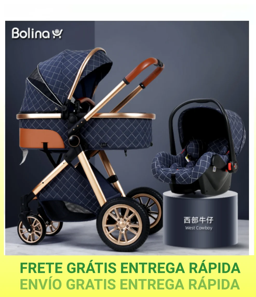 

3 in 1 baby stroller,high view baby stroller with top quality suitable for 0-3 years old and 0-25 kg,free quickly delivery