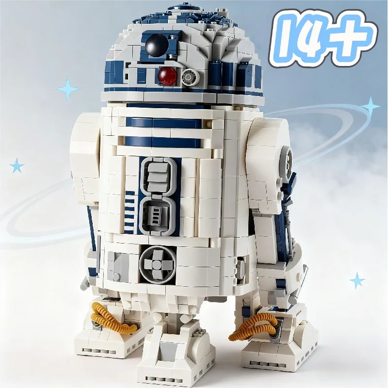 Disney Galaxy 2314 pièces UCS 75308 R2-D2 Robot bloc de construction briques bricolage modèle R2D2 figurines jouets enfant adulte cadeaux d'anniversaire de noël