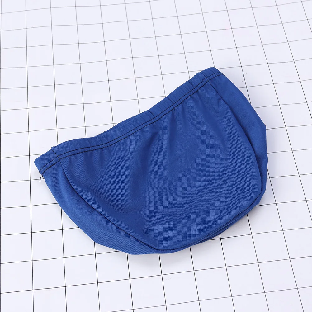 

6Pcs Pure Color Unisex Swimming Caps Lightweight Comfortable Polyester Swim Hats Waterproof Reusable Bathing Caps