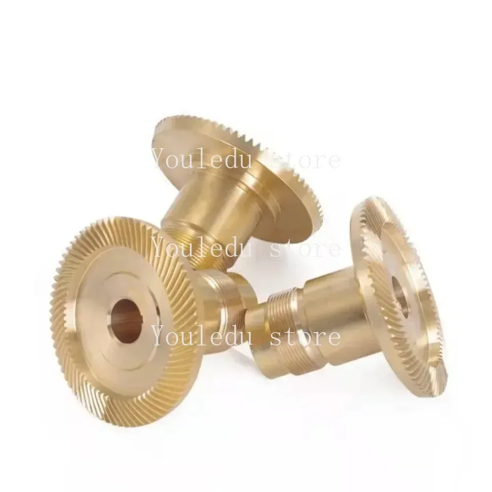 1PC NEW Straight Tooth Bronze Drive Gear For Automatic Feeder APF-500 Parts Milling Machine Copper Gear Accessories