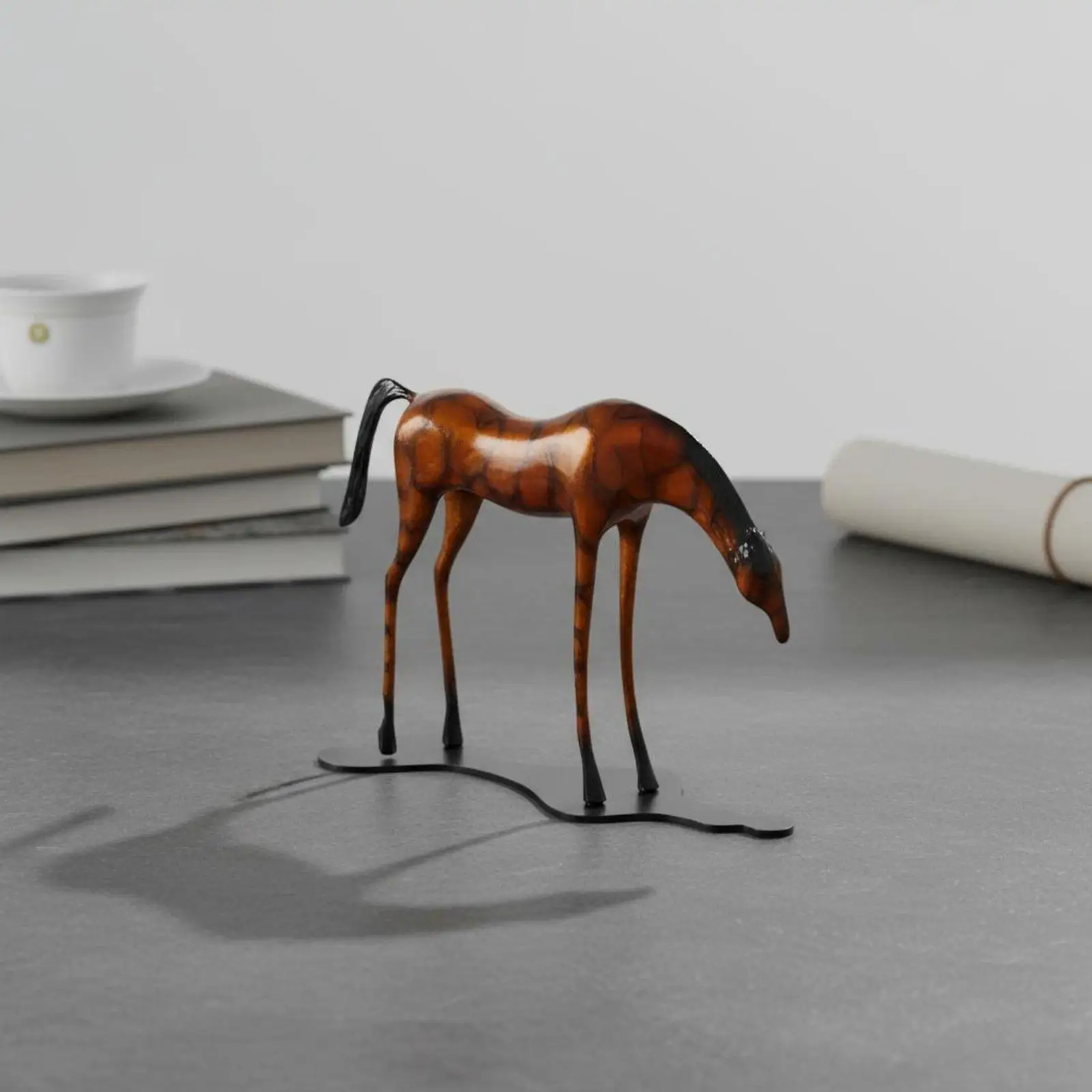 Horse Figurine Fade-Proof Horse Statue Scratch-Resistant for Living Room