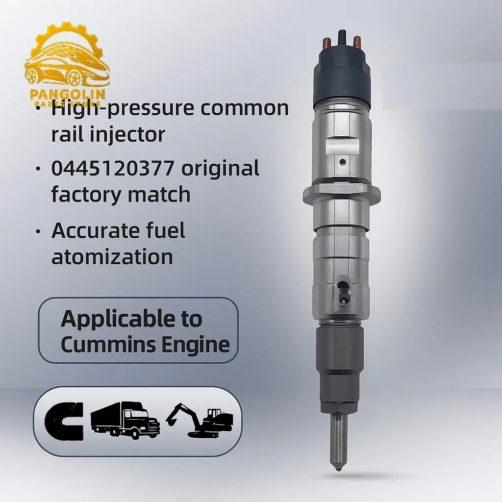 

1PCS Diesel Fuel Injector For Cummins Engine CRIN2-16-BL 0445120377 High Quality Common Rail Nozzle Replacement Part