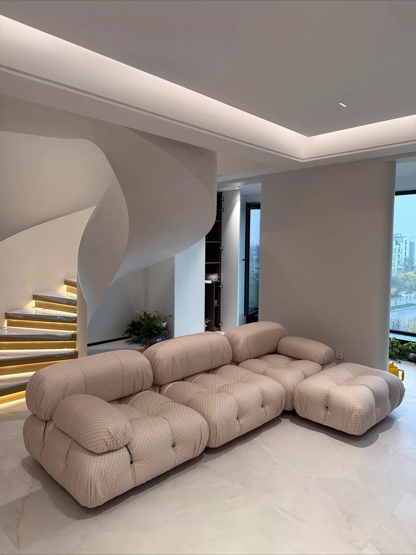 module sofa Internet celebrity combination Small apartment removable tofu sofa