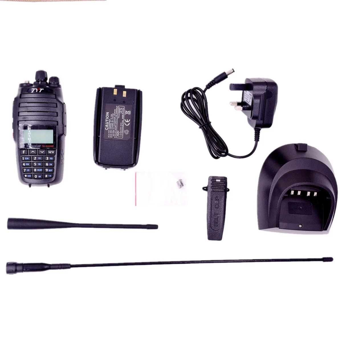 Imagem -06 - Tyt-two Way Radio Ham Transceptor Amador 10w Cross Band Repeater Scrambler Ganho Antena Singal Boost Interphone Uv8000d