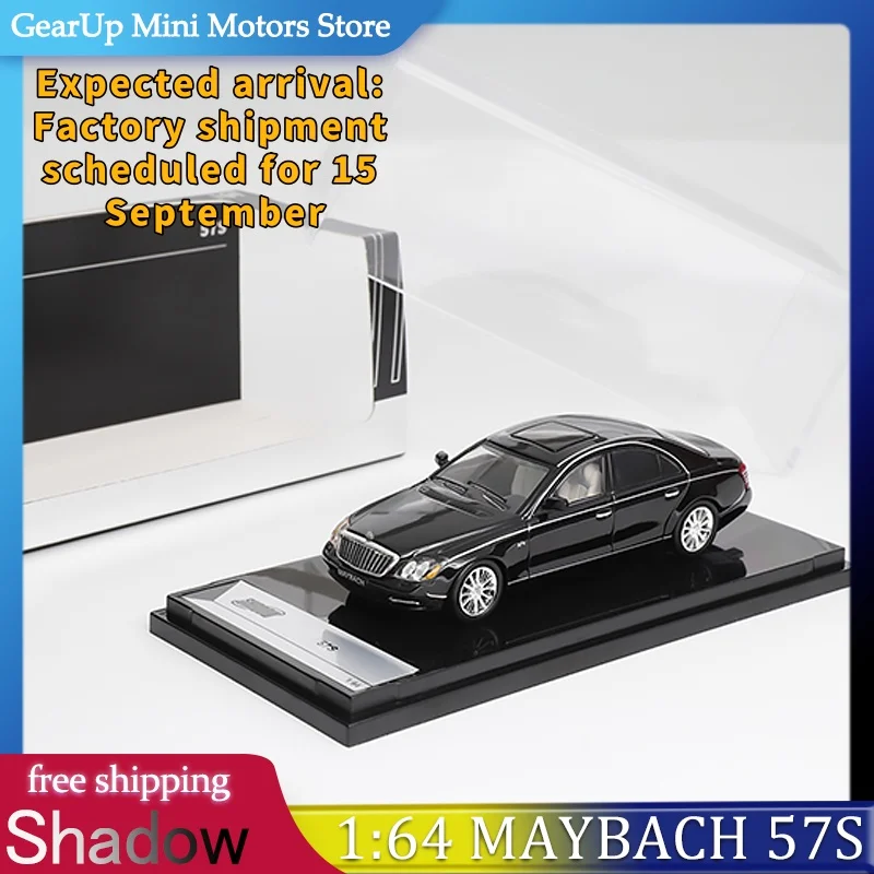 

Shadow 1:64 maybach 57S Luxury Sedan Highly Detailed Diecast Model Car with Opening Parts Premium Collectible for Display Toys