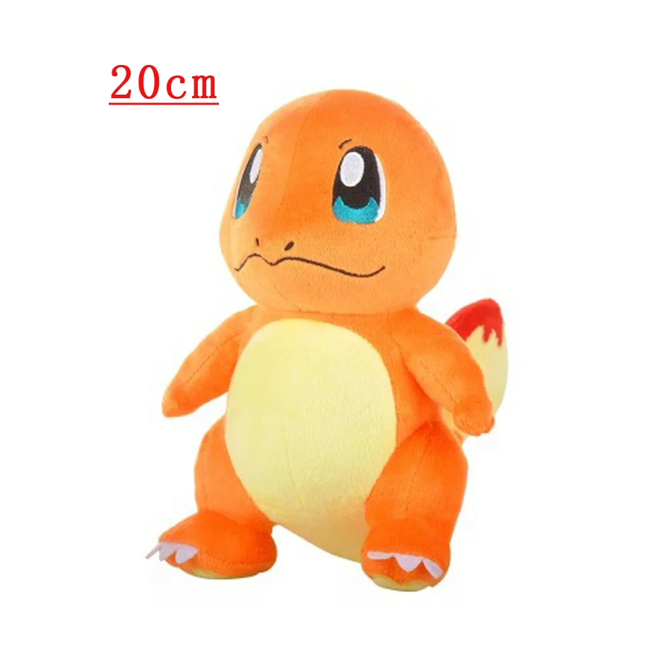 Pokemon Plush Toy Pikachu Stuffed Eevee Charmander Squirtle Charizard Blastoise Bulbasaur Anime Figure Doll Baby Christmas Gift