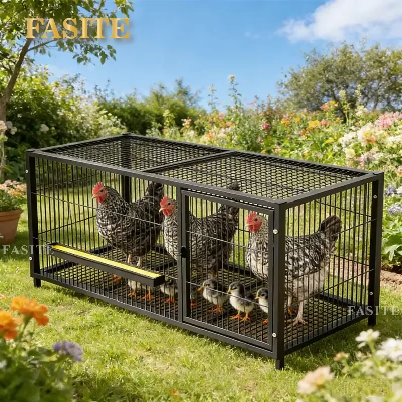 For Chicken Coop Large Folding Wire Cage Modern Luxury Poultry House Small Size Egg Layer Hen House