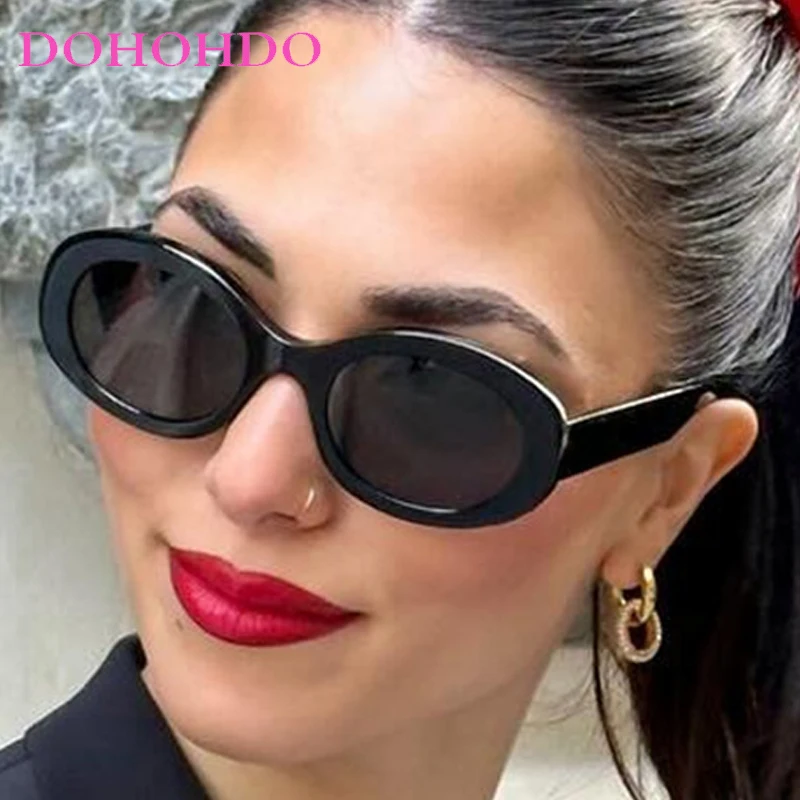 

Luxury Brand Design Sunglasses Women Oval Glasses Vintage Sun Glasses For Female Shades Travel Eyewear UV400 Oculos De Sol Gafas