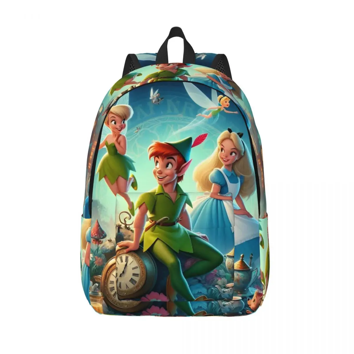 

Модный рюкзак Peter Pan Tinker Bell, спортивный студенческий рюкзак для походов и путешествий, для мужчин и женщин, студенческие холщовые сумки