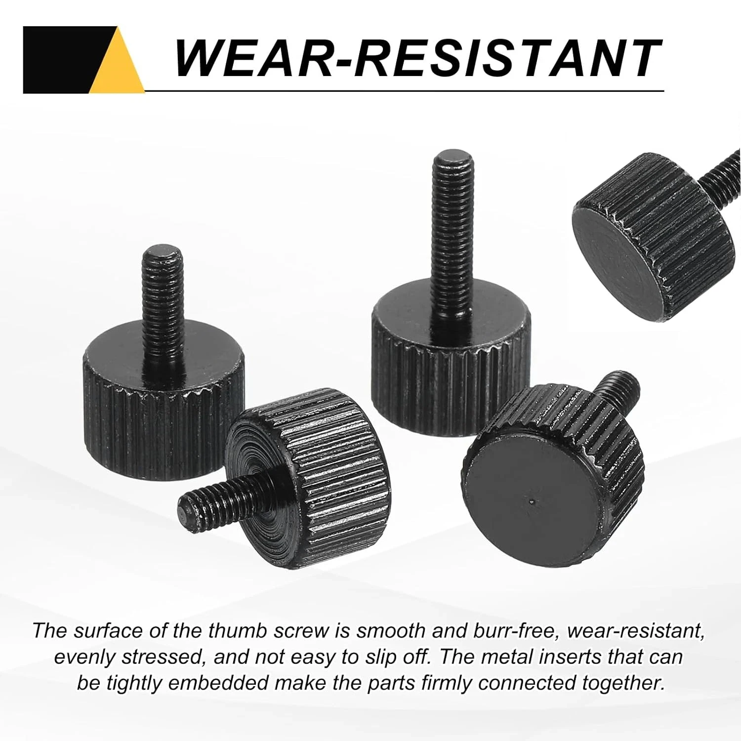 Small-head Bolt Iron Black Zinc Cylindrical Flat-head Hand-tight Small Head Screw Thumb Screw Hand Tighten Computer Screws