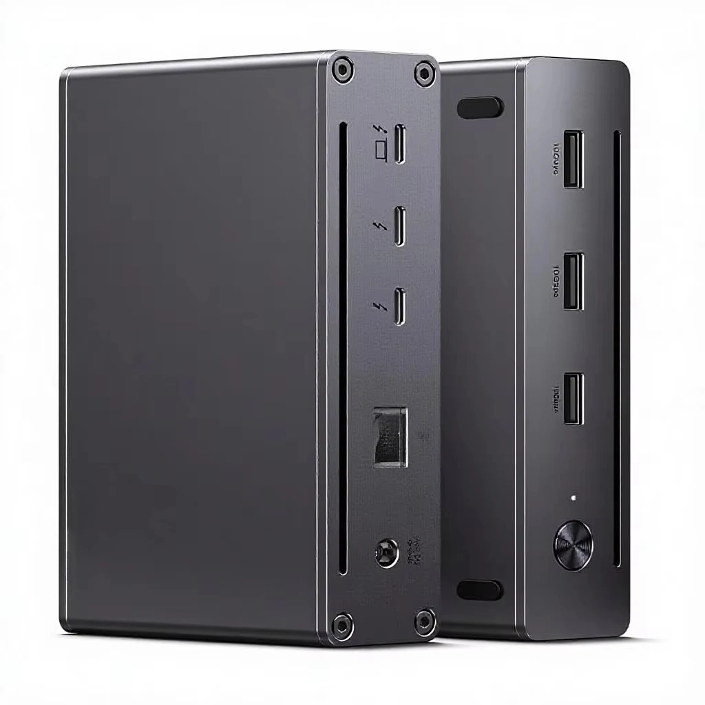 Deck 13 in 1 40Gbps Docking Station Triple 4K 60Hz Single 8K Display PD 2.5GbE SD/TF Charging for Laptop