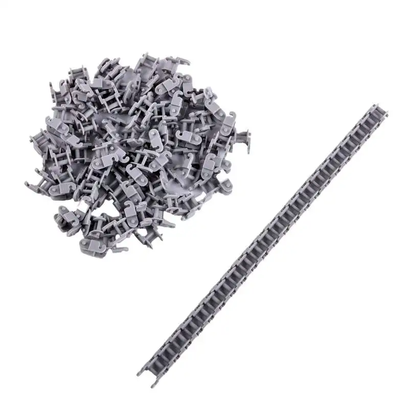 100 stücke Technische Getriebe Set Link Kette Ziegel Zahnräder Set Teile 3711 14696 10928 94925 3648 3649 für MOC Bausteine zug Spielzeug – Detail 6