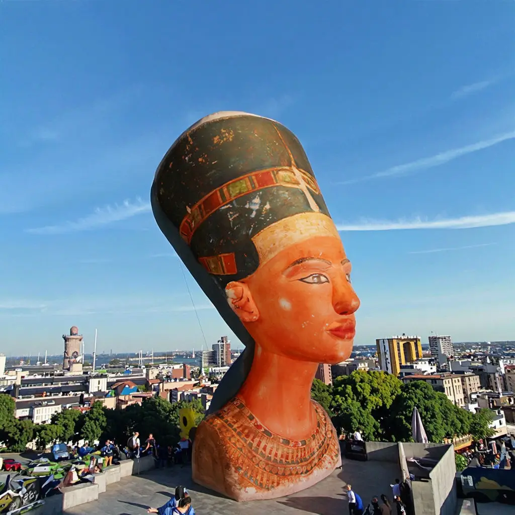 Pubblicità gonfiabile del design della mascotte della personalizzazione dei cartoni animati della figura del modello del personaggio egiziano