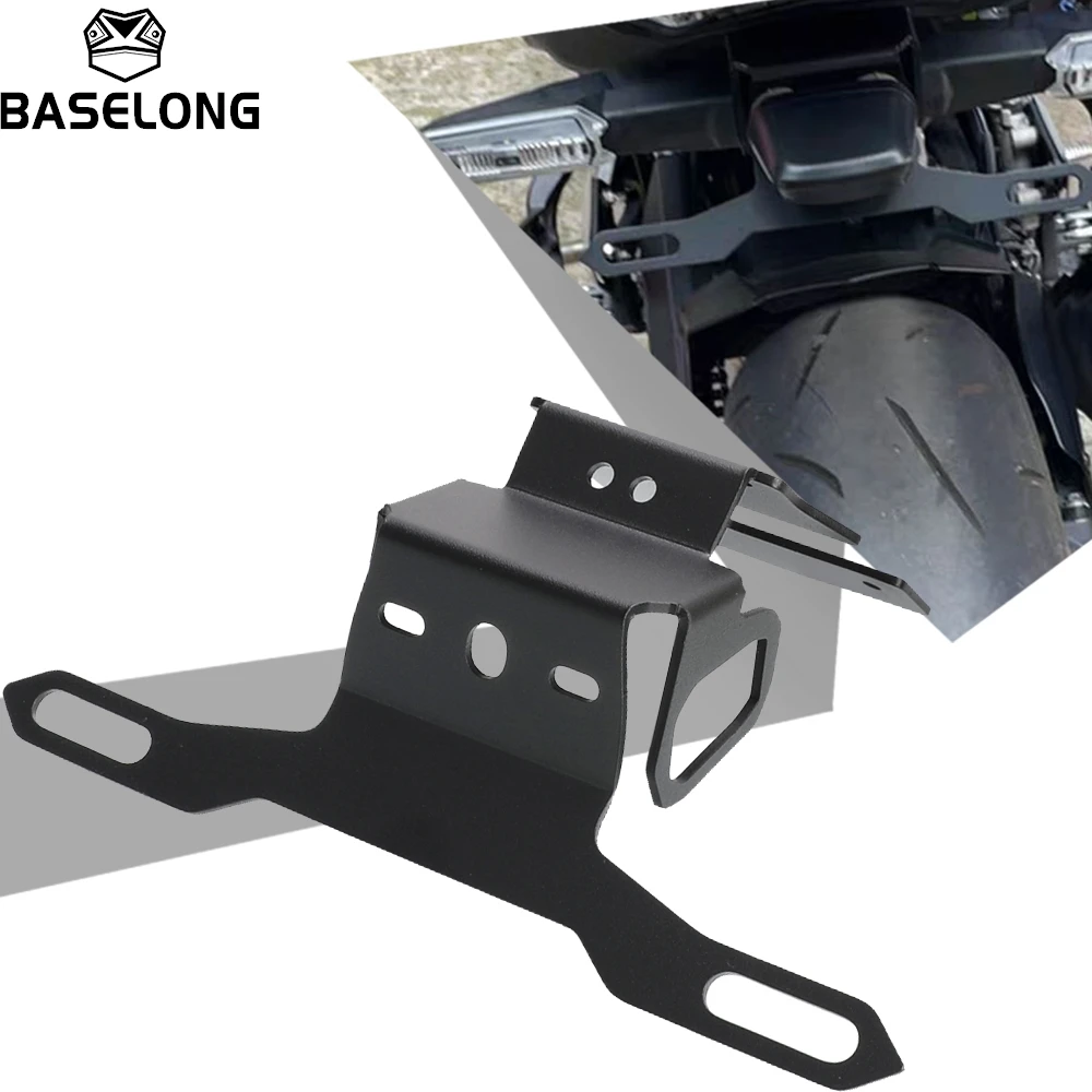 

Motorcycle License Plate Bracket Tail Tidy Fender Eliminator Number Holder For KAWASAKI Z900 2017-2018-2019-2020-2021-2022-2023